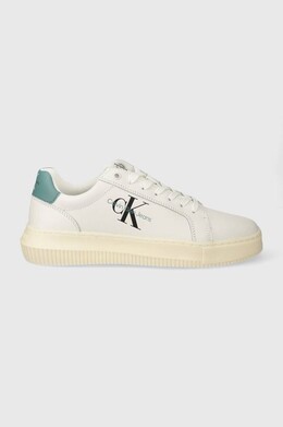 Кожаные кроссовки YM0YM00681 CHUNKY CUPSOLE MONOLOGUE Calvin Klein Jeans, белый ppyx-obm018_00d | bianco