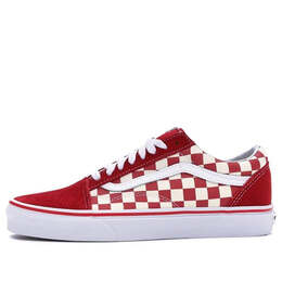 Кроссовки old skool 'red checkerboard' Vans, красный vn0a38g1p0t | red/white