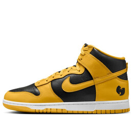 Кроссовки dunk high 'wu-tang' 2024 Nike, черный hj4320-001 | black/pollen/white
