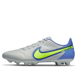 Кроссовки tiempo legend 9 academy hg hard ground grey soccer spike 'grey green' Nike, серый db0626-075 | gray/green/blue