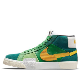 Кроссовки zoom blazer mid premium sb 'mosaic pack - aloe verde' Nike, мультиколор da8854-300 | pine/light green/gold