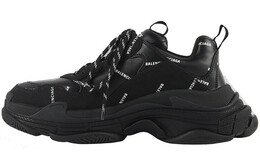 Кроссовки Balenciaga Triple S Sneaker 'Allover Logo - Black' 536737w2fa11090