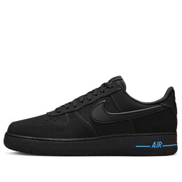 Кроссовки air force 1 low '07 se 'black university blue' Nike, черный hv6223-001 | black/black/university blue
