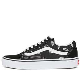 Кроссовки old skool 'all over logo' Vans, черный vn0a3wktqw7 | black/white