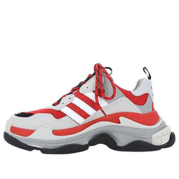 Кроссовки x adidas triple s sneakers 'white grey red' Balenciaga, серый 712821w2zb46121 | grey/white/red/black