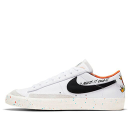 Кроссовки blazer low '77 vintage 'make it count' Nike, белый dj4279-101 | white/black/