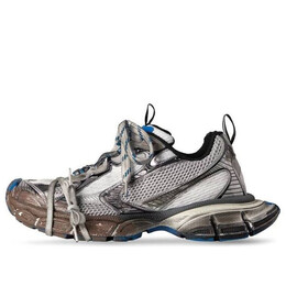 Кроссовки 3xl sneakers 'worn out grey white and blue mesh and polyurethane' Balenciaga, белый 734734w3xl71214 | white/grey/blue/black/tan