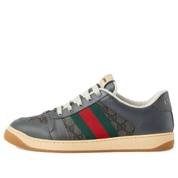 Кроссовки screener low-top sneakers 'grey green red' Gucci, серый 749622-fab3x-8746 | grey/green/red