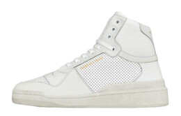 Кроссовки мужские Saint Laurent Mid-Top, белый 61061804lb09030