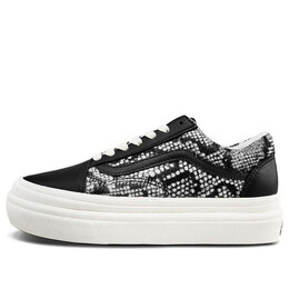 Кроссовки comfycush old skool lx 'black snakeskin' Vans, черный vn0a4u1e26f | black