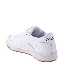 Кроссовки Mens Reebok Club C 85 Athletic Shoe, белый/королевский синий/камедь 96480804 | white/royal blue/gum