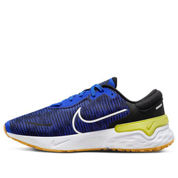 Кроссовки renew run 4 'racer blue black' Nike, синий dr2677-401 | racer blue/black/high voltage/white