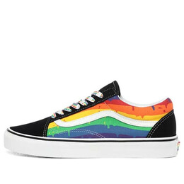 Кроссовки old skool 'rainbow drip' Vans, черный vn0a5ao92cv | black/red/blue