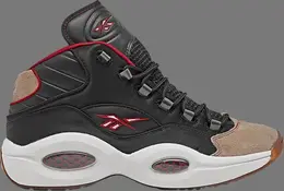 Кроссовки question mid '76ers alternate' Reebok, черный h00847 | black