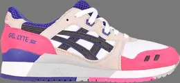 Кроссовки gel lyte 3 'white black' Asics, белый h301n 0190 | white