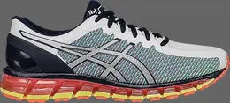 Кроссовки gel quantum 360 cm 'white navy safety yellow' Asics, белый t6g1n 0158 | white