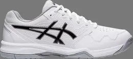 Кроссовки gel dedicate 7 'white black' Asics, белый 1041a223 100 | white