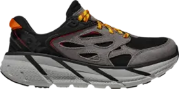 Hoka Кроссовки Clifton L Suede 'Black Lunar Rock', черный 1122571 blrk | black