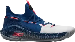 Кроссовки Under Armour Curry 6 Splash Party, синий 3020612 405 | blue
