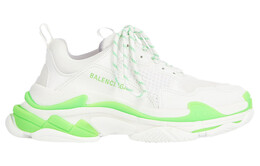 Кроссовки мужские Balenciaga Triple S, белый / зеленый 536737w2ca33890