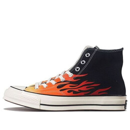 Кроссовки chuck 70 hi 'flames' Converse, черный 165024c | black