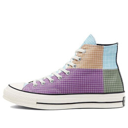 Кроссовки chuck 70 hi quad ripstop 'multi-color' Converse, синий 166317c | blue/purple/green