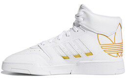 Кроссовки Drop Step Adidas Xl 'White Metallic Gold' fv4874