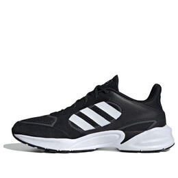Кроссовки shoes running sport trainer retro street valasion 90's sneaker 'black white' Adidas, черный ee9892 | black/white