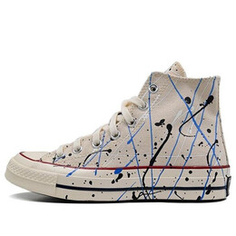Кроссовки chuck 70 high 'paint splatter - egret' Converse, белый 170802c | white