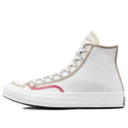 Кроссовки chuck 70 high varsity hybrid texture 'white string' Converse, белый 171408c | white/gold
