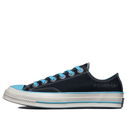 Кроссовки chuck taylor all star 1970s sneakers black/blue/orange Converse, черный 171936c | black/blue/orange