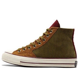Кроссовки chuck 70 high 'corduroy - green' Converse, зеленый 172494c | army green/brown