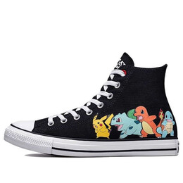 Кроссовки pokemon x chuck taylor all star high 'first partners' Converse, черный a01089c | black/white