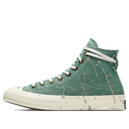 Кроссовки chuck 70s high top paint splatter 'admire elm' Converse, зеленый a06540c | green/grey/white