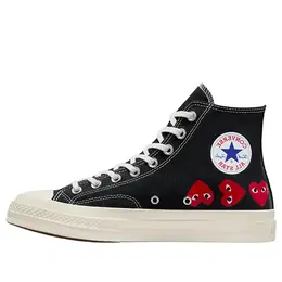Кроссовки x comme des garcons play chuck 70 hi 'black red' Converse, черный a08147c | black/red