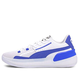 Кроссовки clyde hardwood team 'strong blue' Puma, белый 194454-05 | white/blue