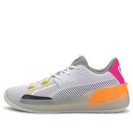 Кроссовки clyde hardwood 'retro fantasy' Puma, белый 194045-01 | white/orange