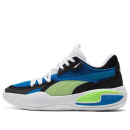 Кроссовки court rider i 'future blue green glare' Puma, синий 195634-01 | blue/black/green