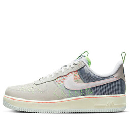 Кроссовки air force 1 '07 premium 'sashiko' Nike, белый fb1854-111 | white/white-coconut milk-midnight navy-ghost green-brt mango