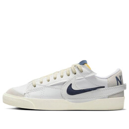 Кроссовки blazer low 77 jumbo se 'summit white citron tint' Nike, белый fd0378-121 | white