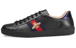 Кроссовки Gucci Ace Embroidered Sneakers Black Bee 429446 02jp0 1284