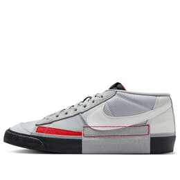 Кроссовки blazer low pro club 'wolf grey university red' Nike, серый fj3694-002 | wolf grey/pure platinum/university red/summit white