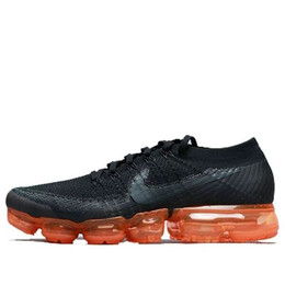Кроссовки air vapormax 'black orange' Nike, мультиколор ah8449-001 | anthracite/black-rush orange