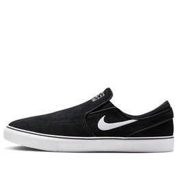 Кроссовки sb stefan janoski+ slip 'black white' Nike, черный fn5893-001 | black/black-white