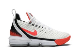 Кроссовки Nike LeBron 16 'Air Tech Challenge Hot Lava White', белый ci1521 100 | white