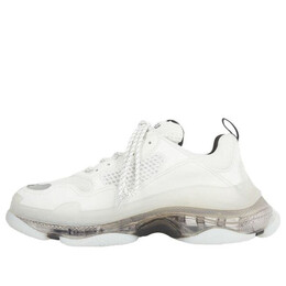 Кроссовки triple s sneaker 'clear sole - white grey' Balenciaga, белый 541624w2gs19012 | white/black