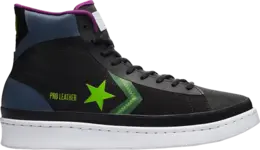 Кроссовки Converse Pro Leather High Miami Vibez - Gravel Bold Wasabi, серый 170757c | grey