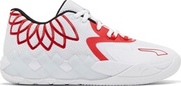 Кроссовки Puma MB.01 Lo Team Colors - White High Risk Red, белый 376941 10 | white