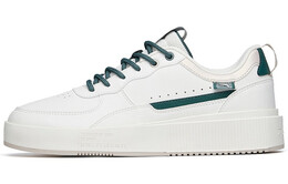 Кроссовки для скейтбординга Life Collection мужские с низким верхом цвета слоновой кости/темно-зеленого мха Anta 912228012-3