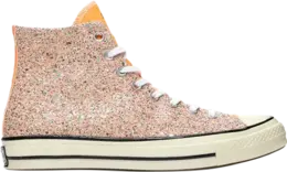 Кроссовки Converse JW Anderson x Chuck 70 Hi Glitter Pack - Nasturtium, розовый 164695c | pink